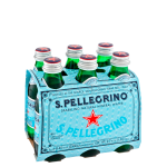 San Pellegrino Sparkling Natural Mineral Water Pack 6 Botellas 25 Cl